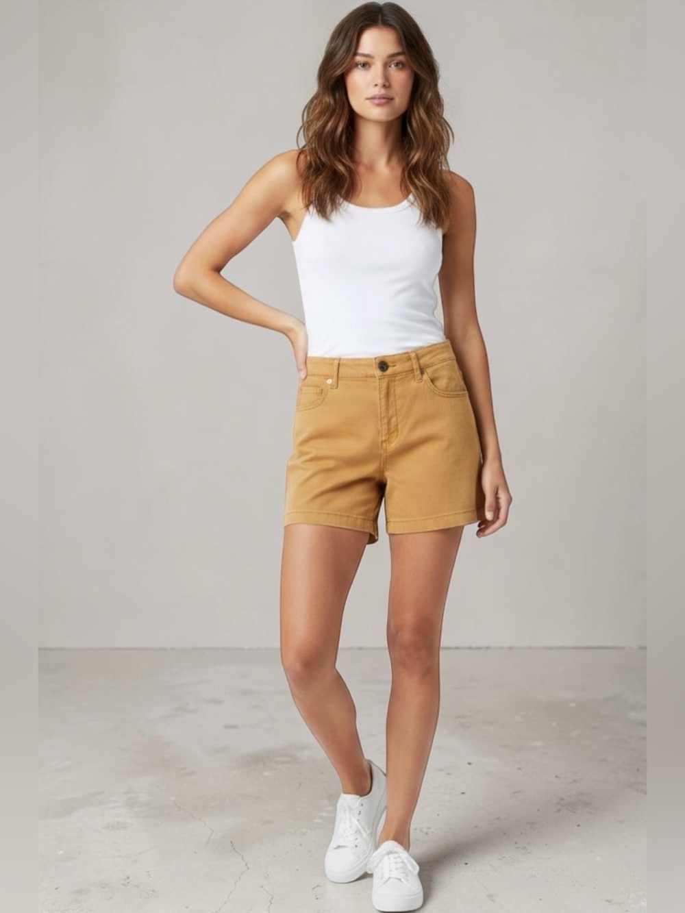 🌟Old Navy Mustard Color Casual Women Shorts Size S - NWT!